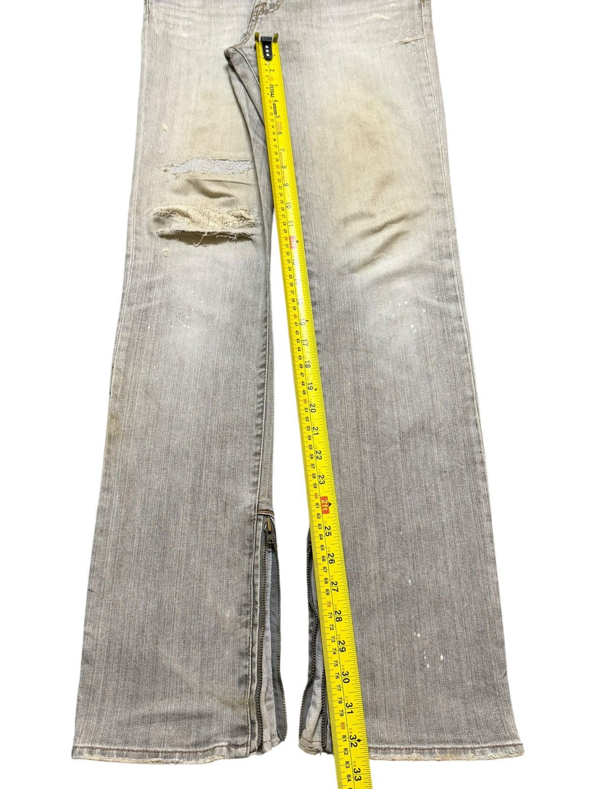 GOA Vintage GOA Mud Wash Faded Style Distressed Style Jeans Size US 30 / EU 46 - 14 Thumbnail