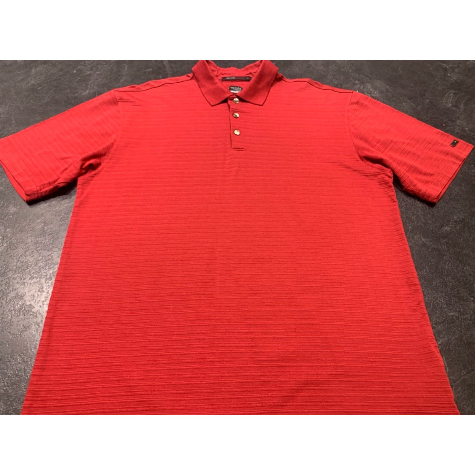 Nike Nike Polo Shirt Adult Large Burgundy Red Tiger Woods Collection Golf Men’s Size US L / EU 52-54 / 3 - 2 Thumbnail