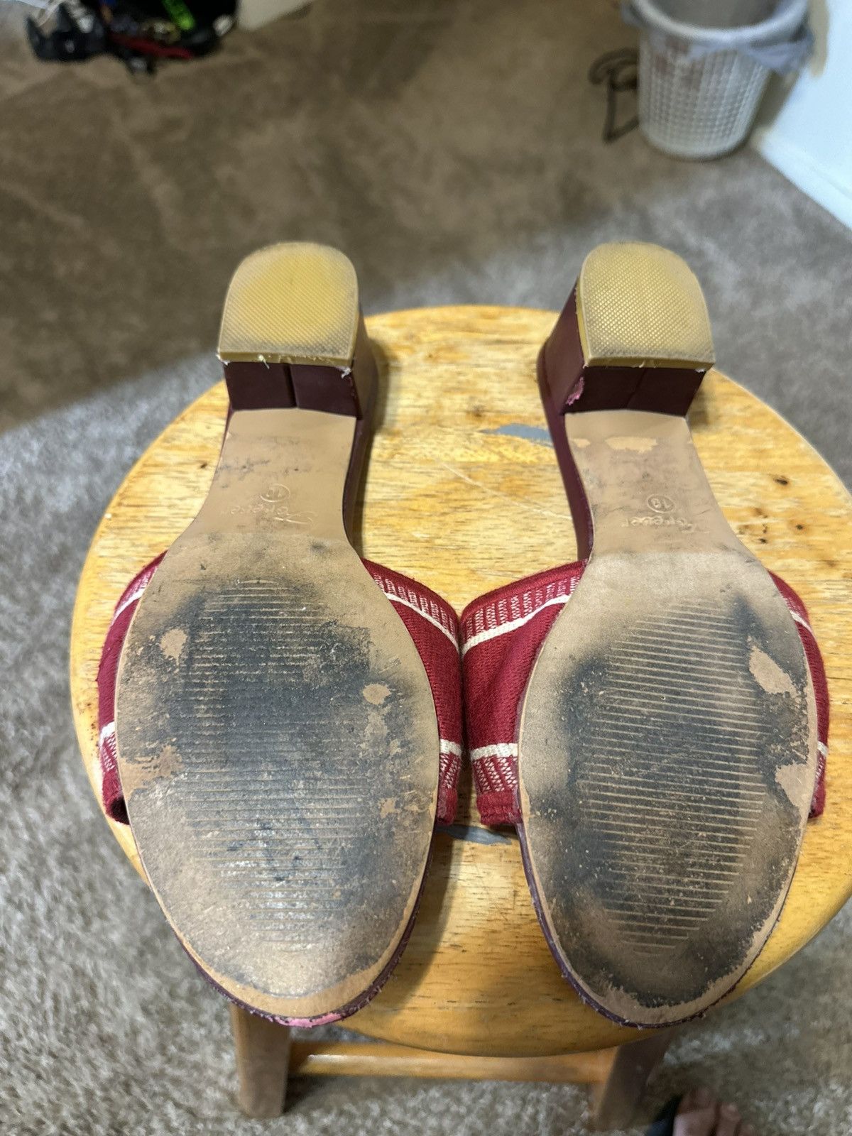Other Vintage Forever “triple red Paris” slides size 10 Size US 10 / IT 40 - 4 Thumbnail
