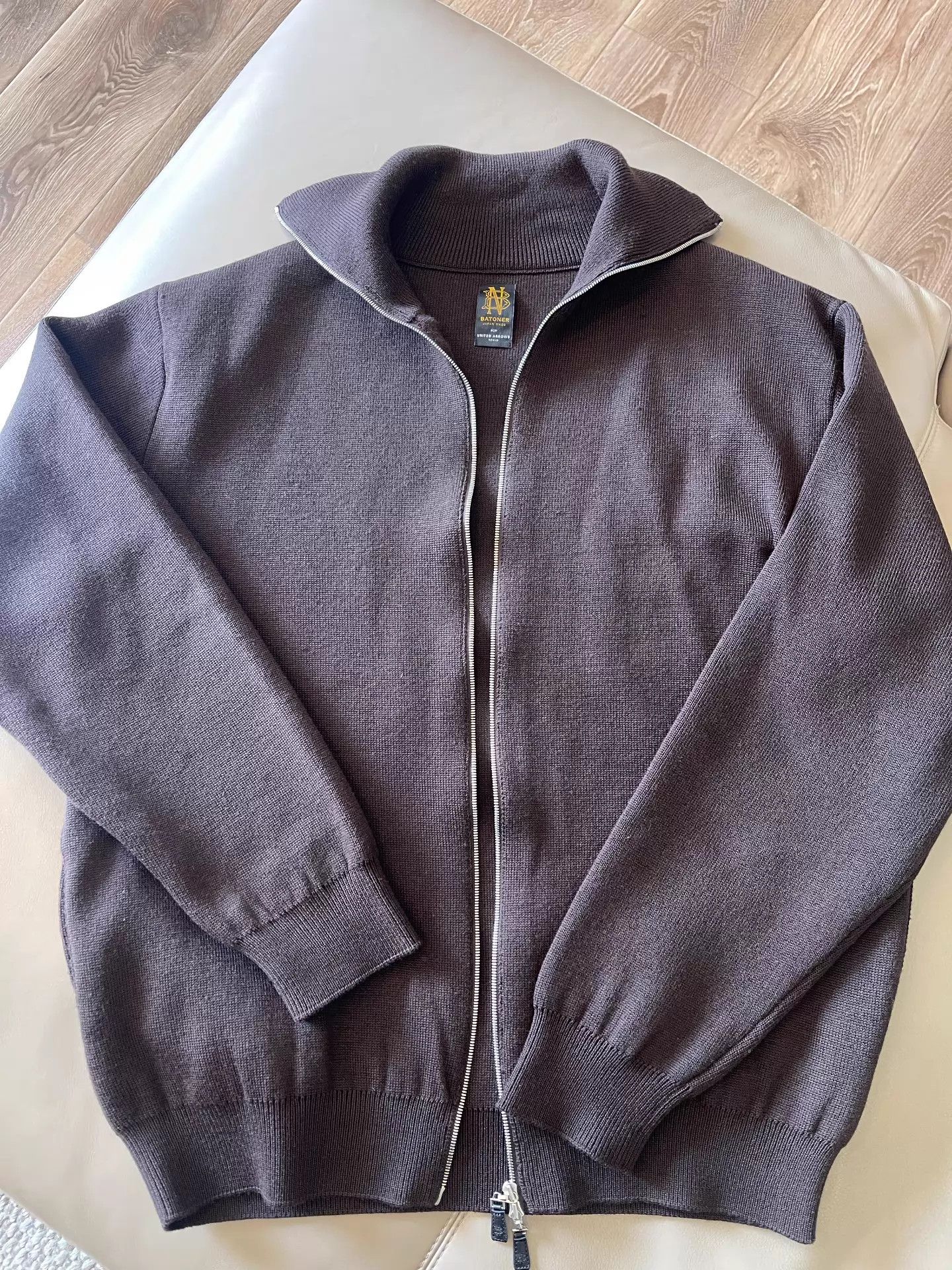 Batoner BATONER D/FACE 25AW Wool Cardigan Brown 3 Worn Once Size US L / EU 52-54 / 3 - 1 Thumbnail