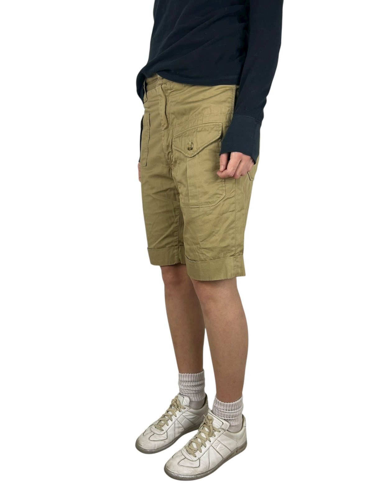 Engineered Garments Engineered Garments Khaki Cargo Shorts (XS) Size US 30 / EU 46 - 2 Thumbnail