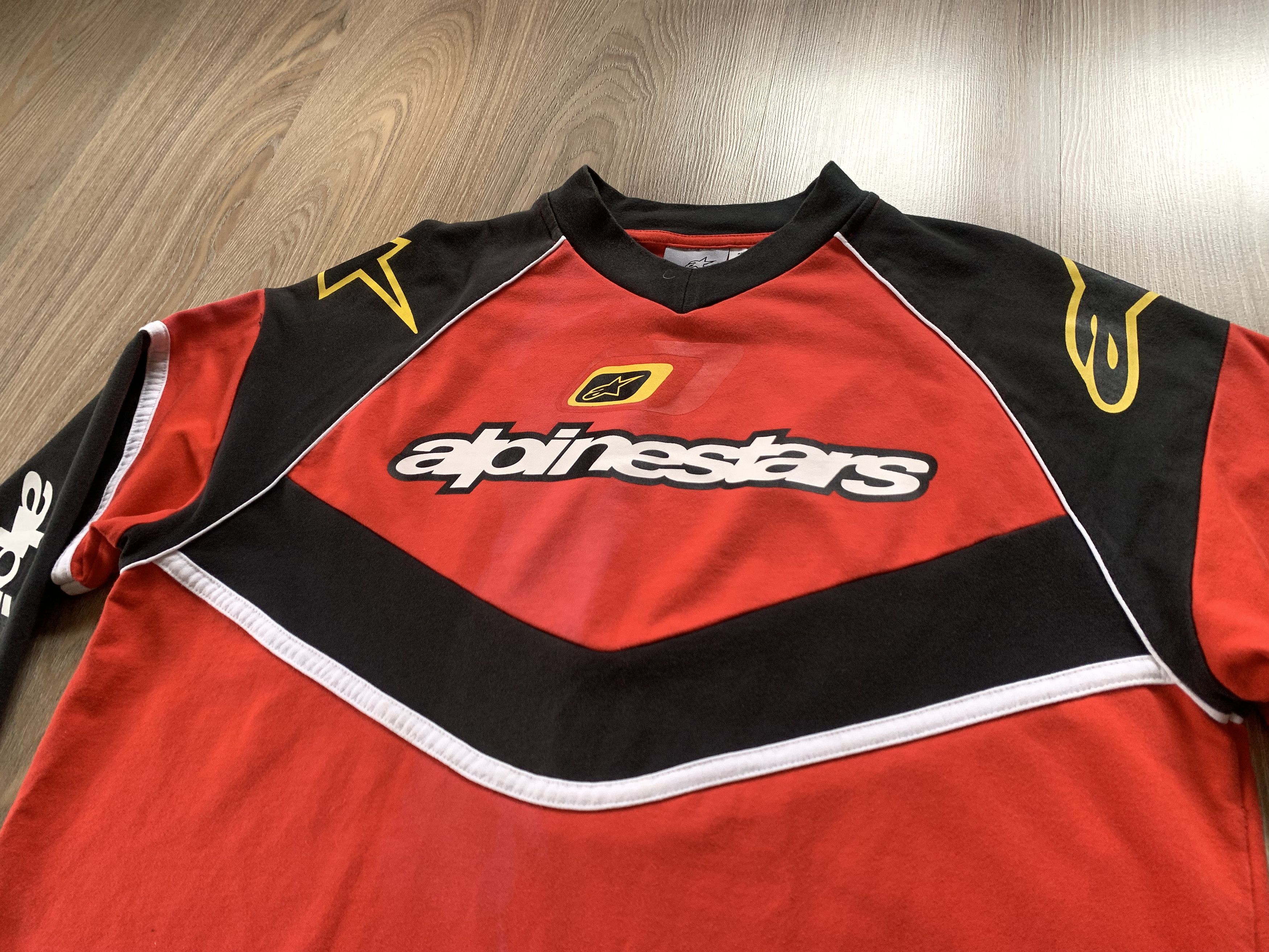 Alpinestars Vintage Alpinestars Motocross Long Sleeve Shirt Size US L / EU 52-54 / 3 - 4 Thumbnail