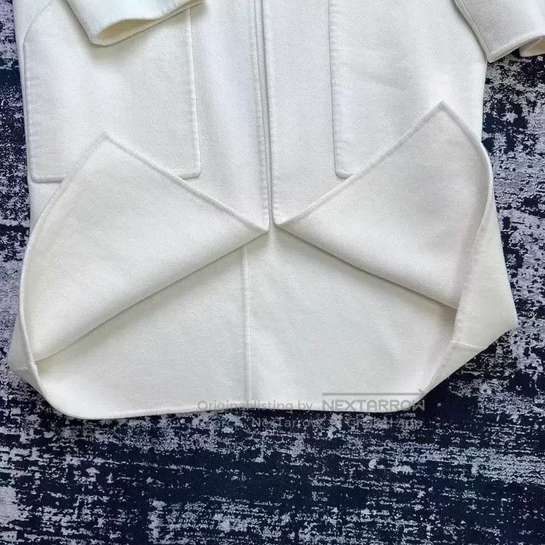 Hermes Hermes White collar zipper large pocket cashmere coat Size XS / US 0-2 / IT 36-38 - 6 Thumbnail