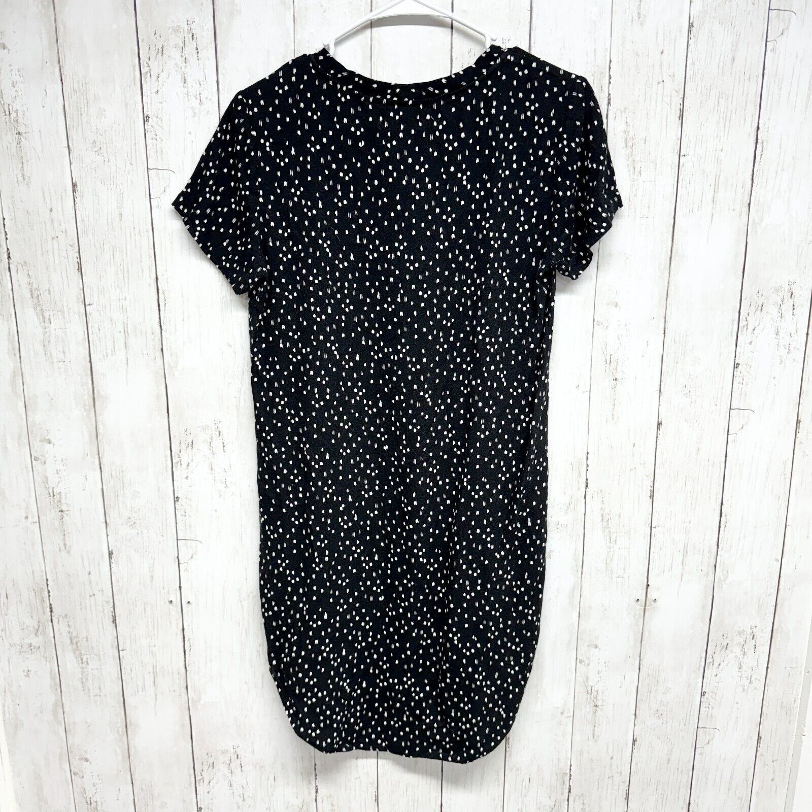 Other Cloth & Stone Dress XS Tunic Polka Dot High Low Short Sleeve Size XS / US 0-2 / IT 36-38 - 5 Thumbnail