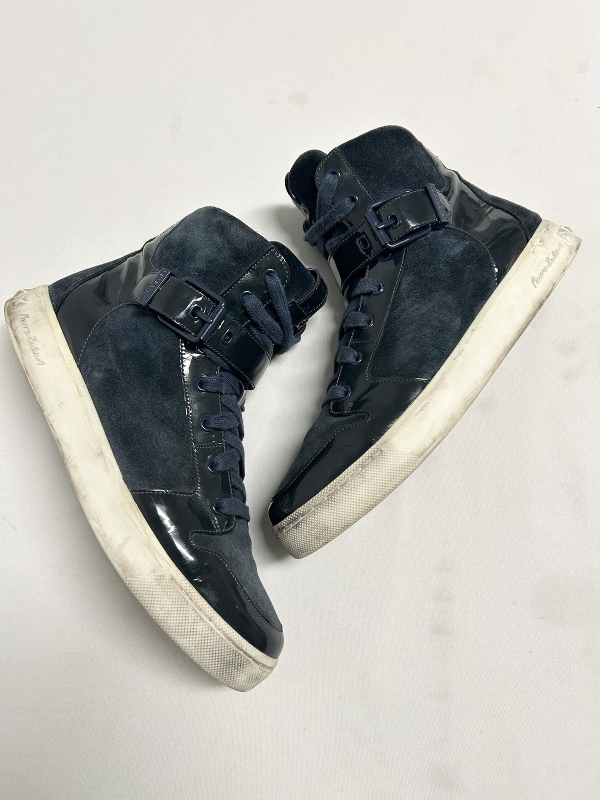 Balmain 2012 Buckle High Top Sneakers Size US 10 / EU 43 - 3 Thumbnail