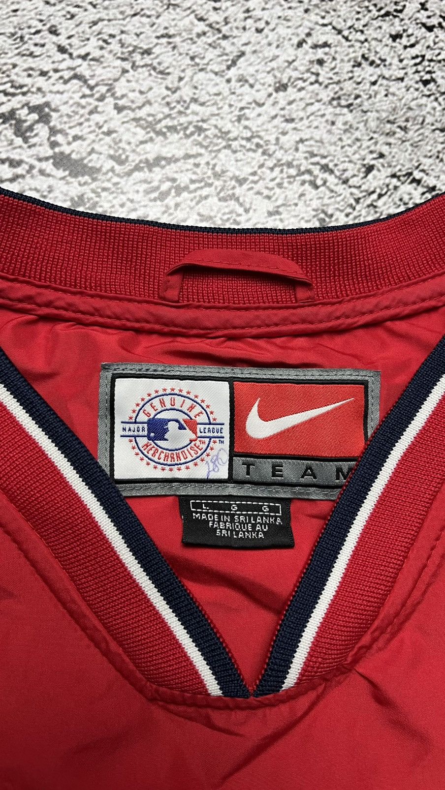 Nike VTG 90’s Boston Red Sox MLB centre swoosh jacket windbreaker Size US L / EU 52-54 / 3 - 4 Thumbnail