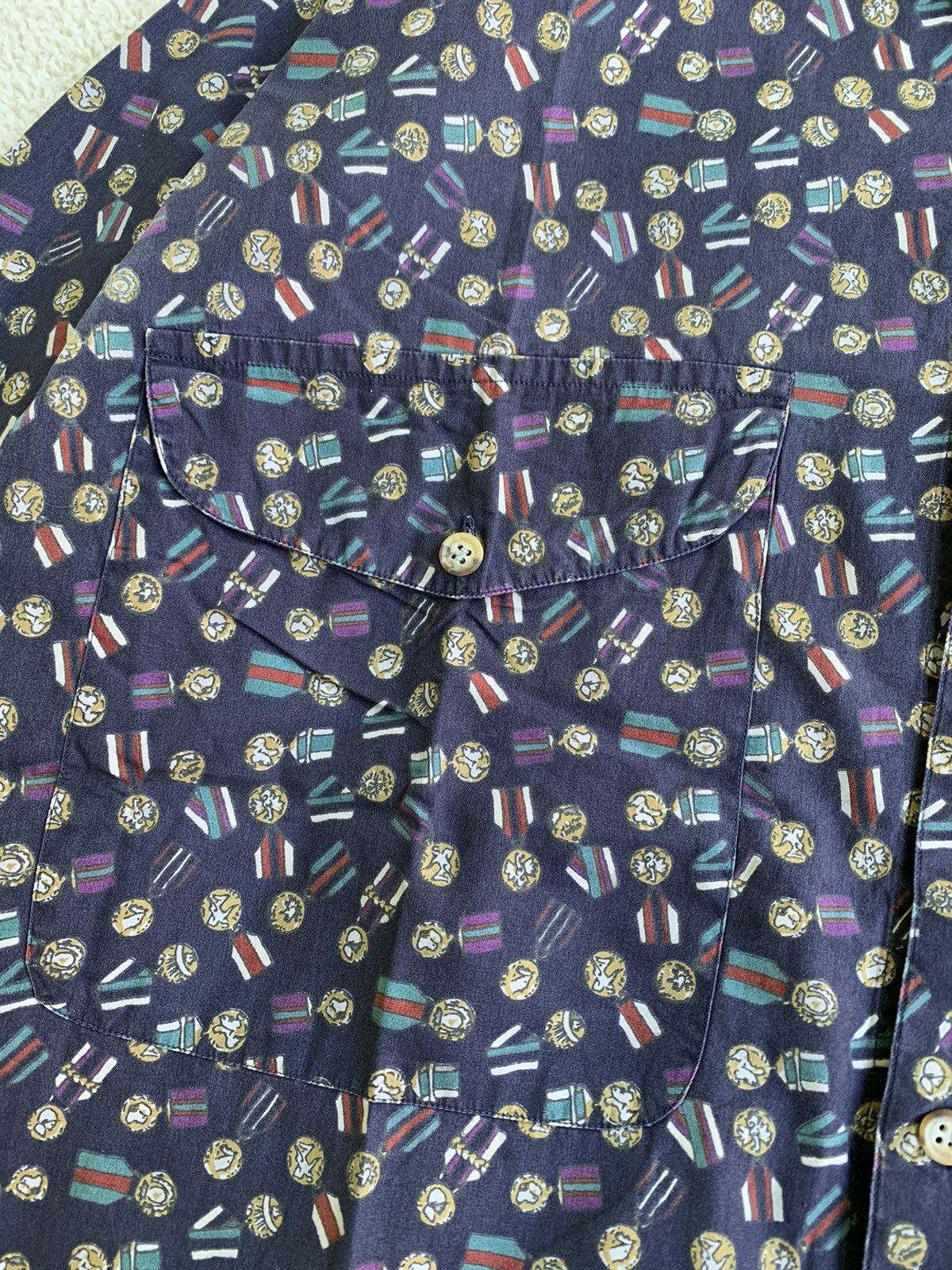 Beauty Beast × Givenchy Givenchy Gentleman Charter Print Vintage Shirt Size US M / EU 48-50 / 2 - 6 Thumbnail