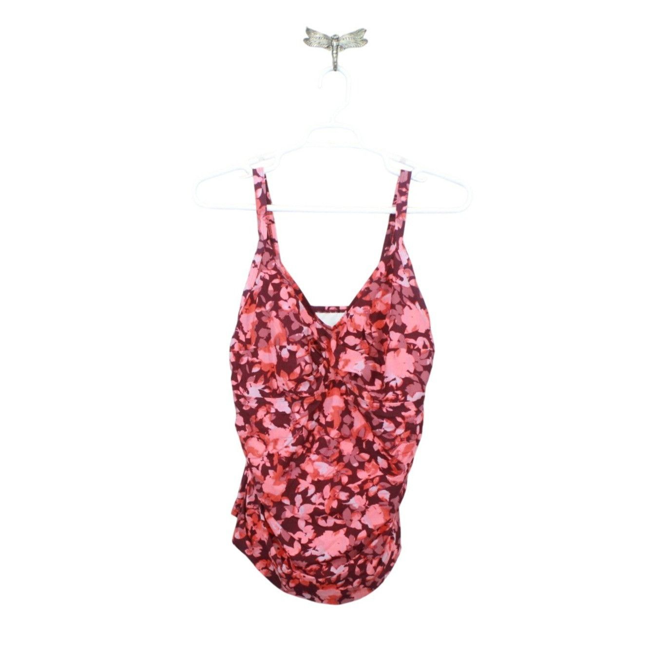 L.L. Bean LL Bean Shaping Swimwear Tankini Top Flowers Print Size XXL / US 16-18 / IT 52-54 - 1 Thumbnail