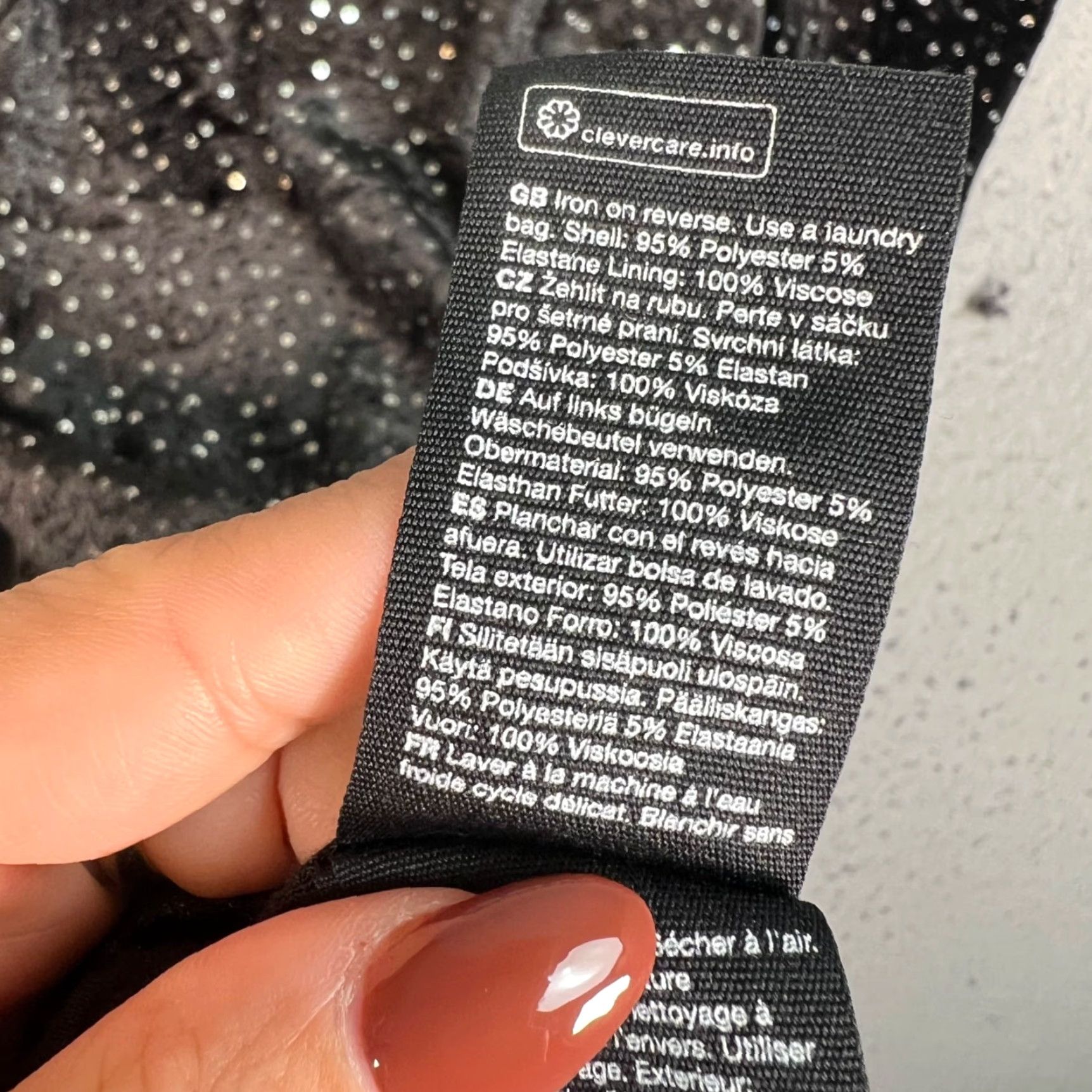 & Other Stories & Other Stories Dress Sequin Mini Long Sleeve Black Womens 6 Party Cocktail Size M / US 6-8 / IT 42-44 - 4 Thumbnail