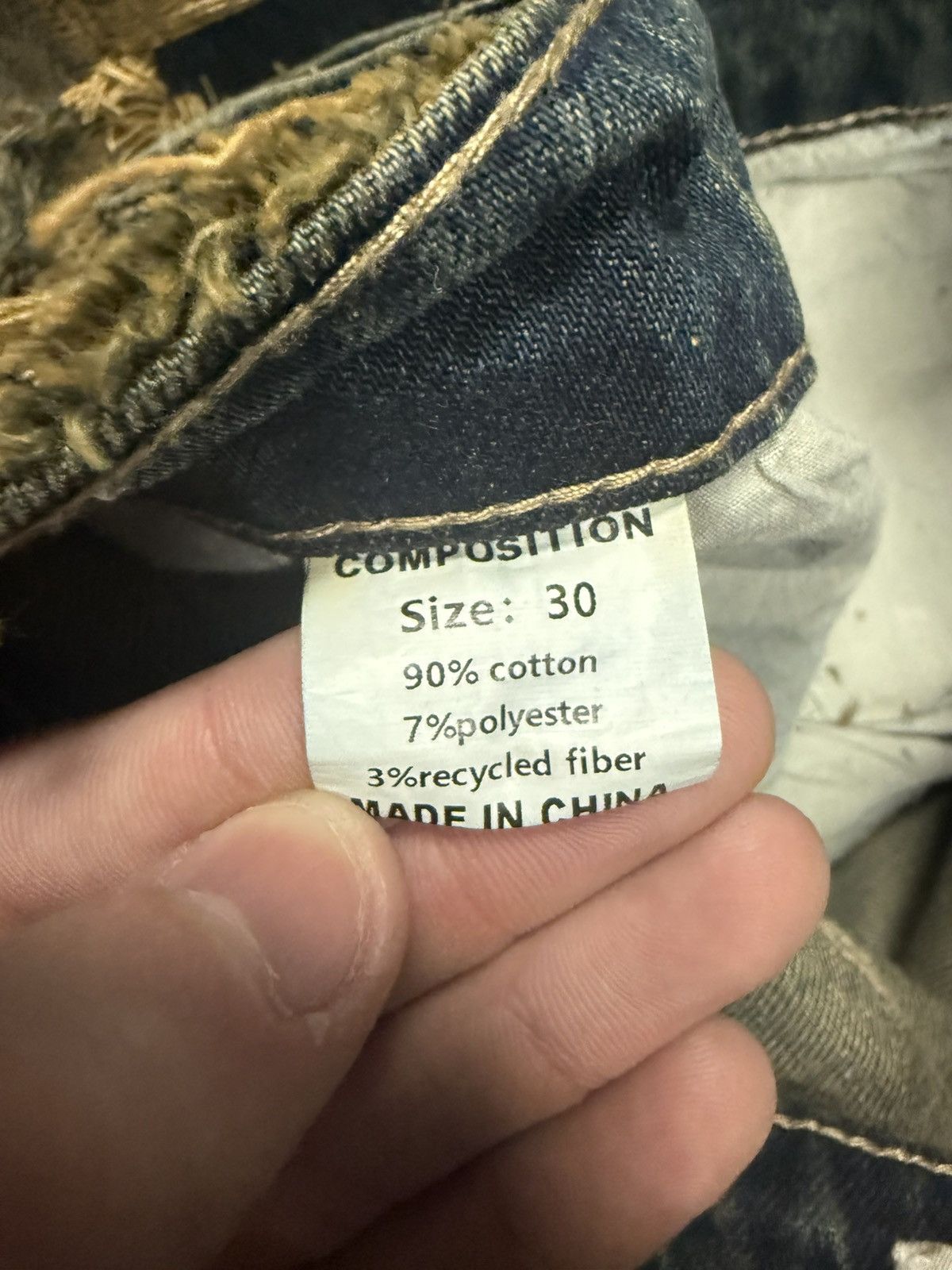 Vale Vale thrashed denim sized 30 Size US 30 / EU 46 - 8 Thumbnail