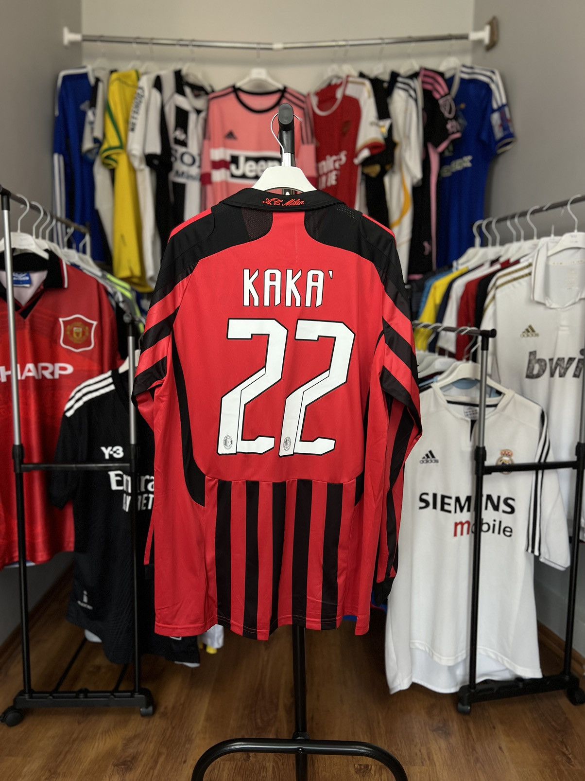 Adidas Jersey Adidas Milan 2007/08 Kaká #8 Size US L / EU 52-54 / 3 - 1 Thumbnail