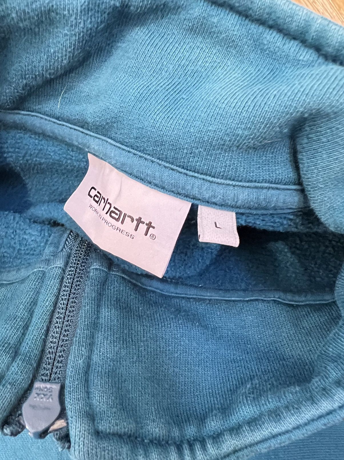 Carhartt Carhartt wip half zip american script sweater Size US L / EU 52-54 / 3 - 3 Thumbnail