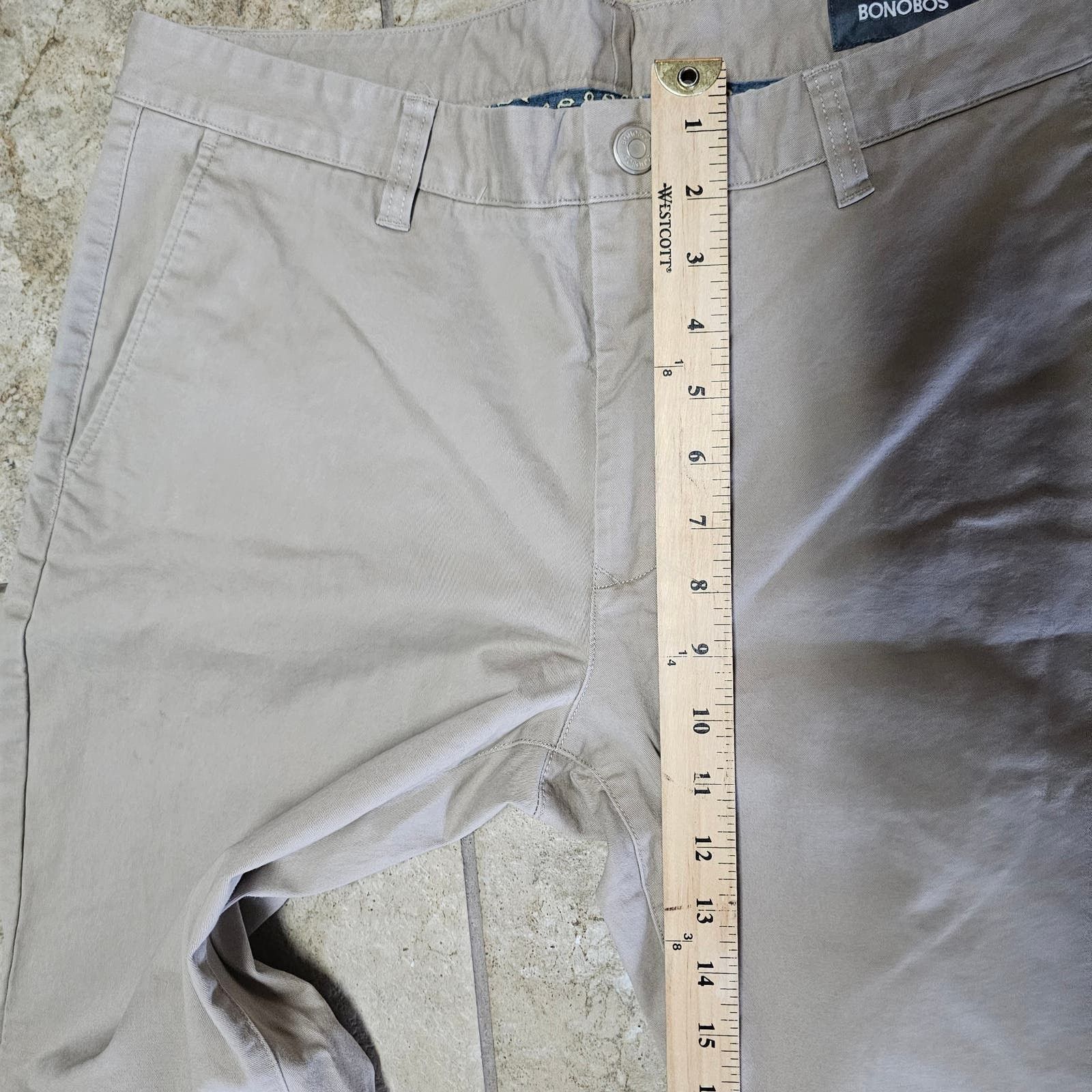 Bonobos Men's Bonobos Tan Chino's Tailored Fit size 35 x 28 Size US 35 - 7 Thumbnail