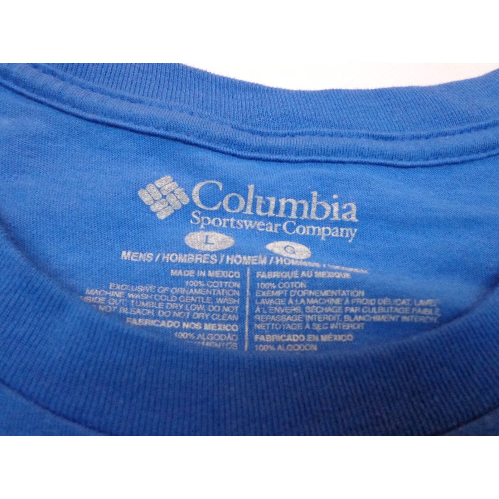 Vintage Columbia PFG T-Shirt Blue Short Sleeve Crew Neck Men Size Large Size US L / EU 52-54 / 3 - 4 Thumbnail
