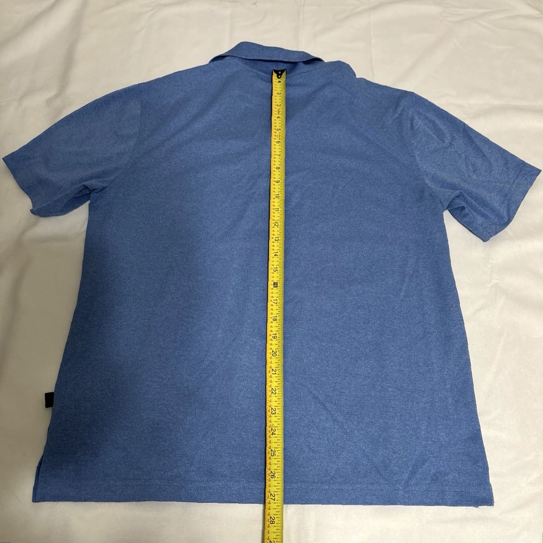 Vintage Greg Norman For Tasso Elba Five Iron PlayDry Golf Polo Blue Size Medium Polo Men M Blue Classic Breathable PlayDry Golf Shirt Size US M / EU 48-50 / 2 - 7 Thumbnail