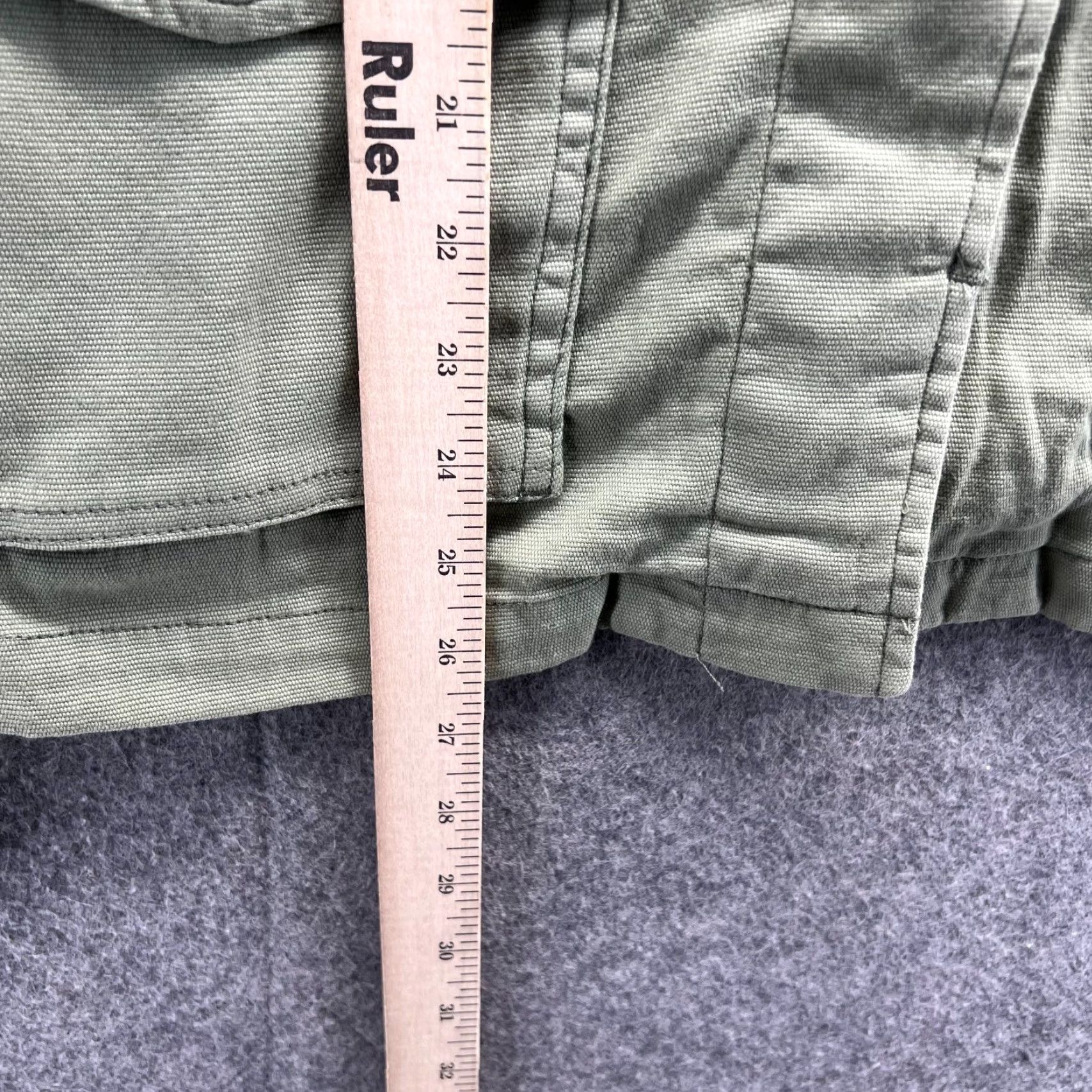 Tommy Hilfiger Tommy Hilfiger Jacket Women Large Military Field Olive Green Pockets Canvas Size L / US 10 / IT 46 - 6 Thumbnail