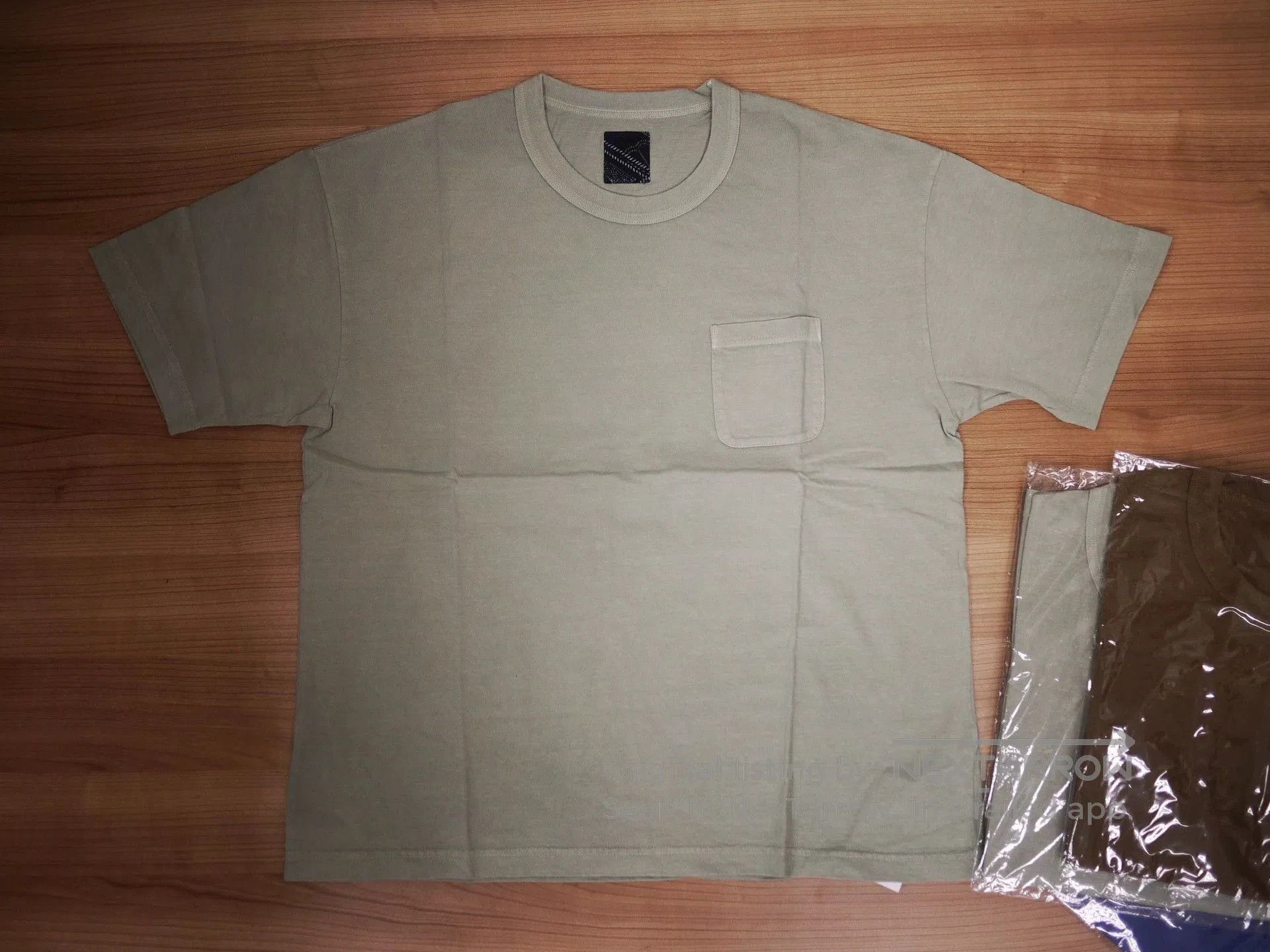 Visvim Green Short-Sleeve Pocket T-Shirt Size S. Size US S / EU 44-46 / 1 - 1 Thumbnail