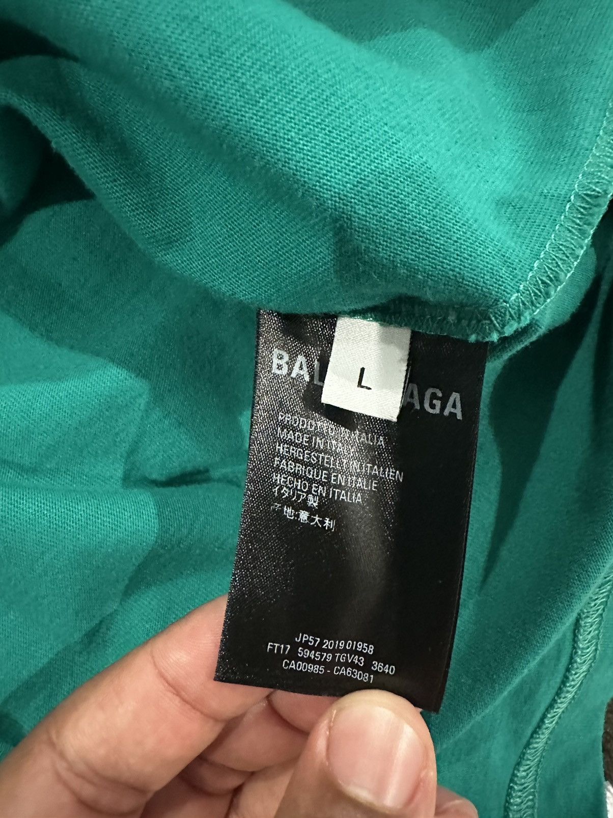 Balenciaga Balenciaga Paris Logo T-Shirt Size US L / EU 52-54 / 3 - 2 Thumbnail