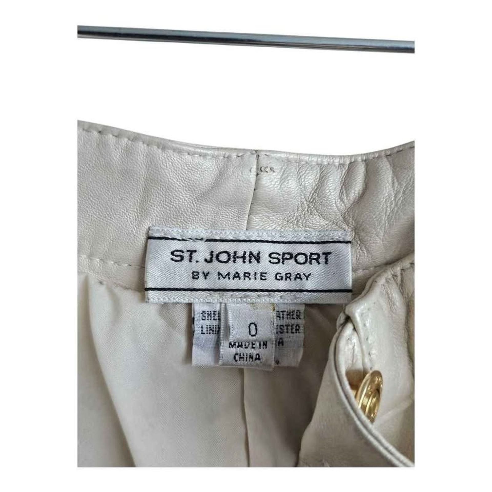 St. John St. John Sport Leather Pants 0 Size 25" / US 0 / IT 36 - 10 Thumbnail