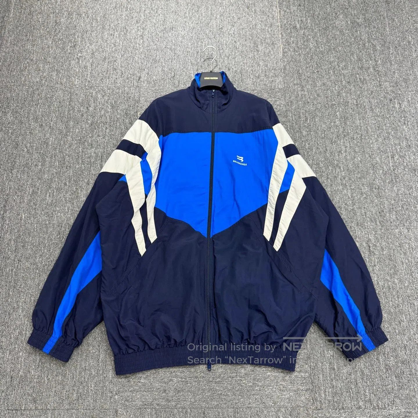 Balenciaga Blue Color Block Light Jacket XS. Size US XS / EU 42 / 0 - 1 Thumbnail