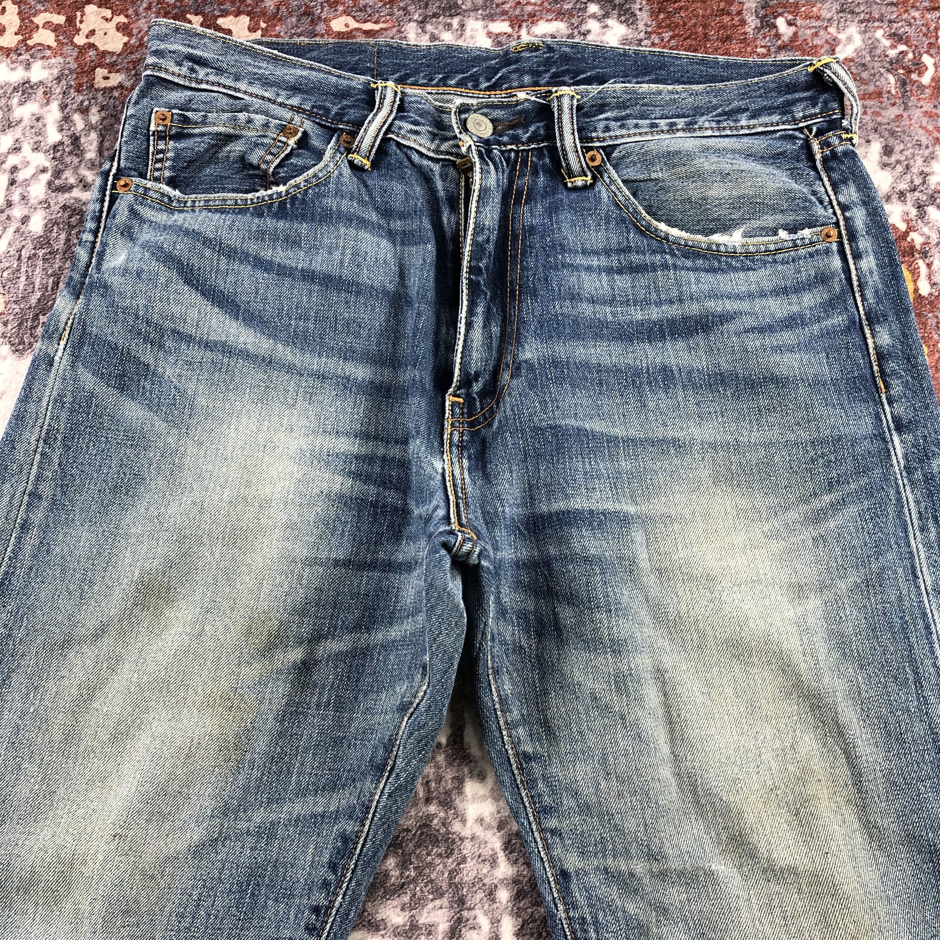 Levi's × Vintage Vintage Blue Wash Levis 505 Jeans-JM2210 Size US 35 - 3 Thumbnail