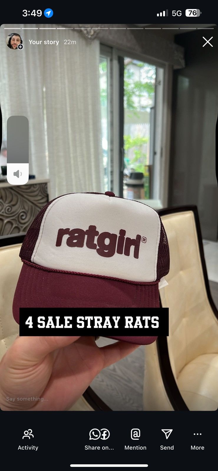Stray Rats 4 Stray rats rat girl hats Size ONE SIZE - 1 Thumbnail