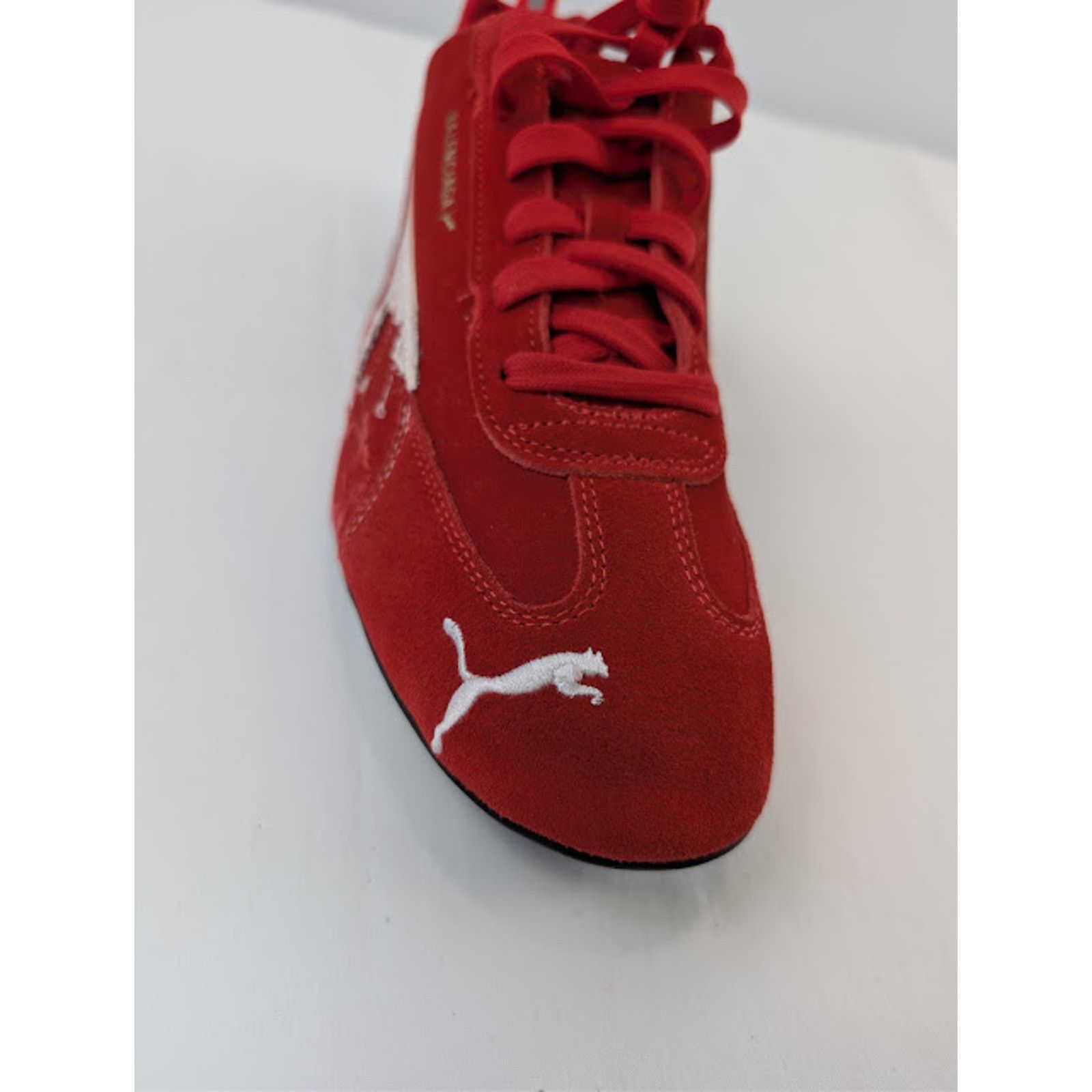 Balenciaga × Puma o1rshd1 Q:2 / Speedcat Destroyed Low Top Sneaker in Red Size US 12 / EU 45 - 15 Thumbnail