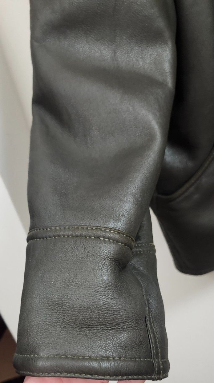 Other Umberto Olivieri Italy Leather Fur Coat Jacket Sparrling Size L / US 10 / IT 46 - 8 Thumbnail