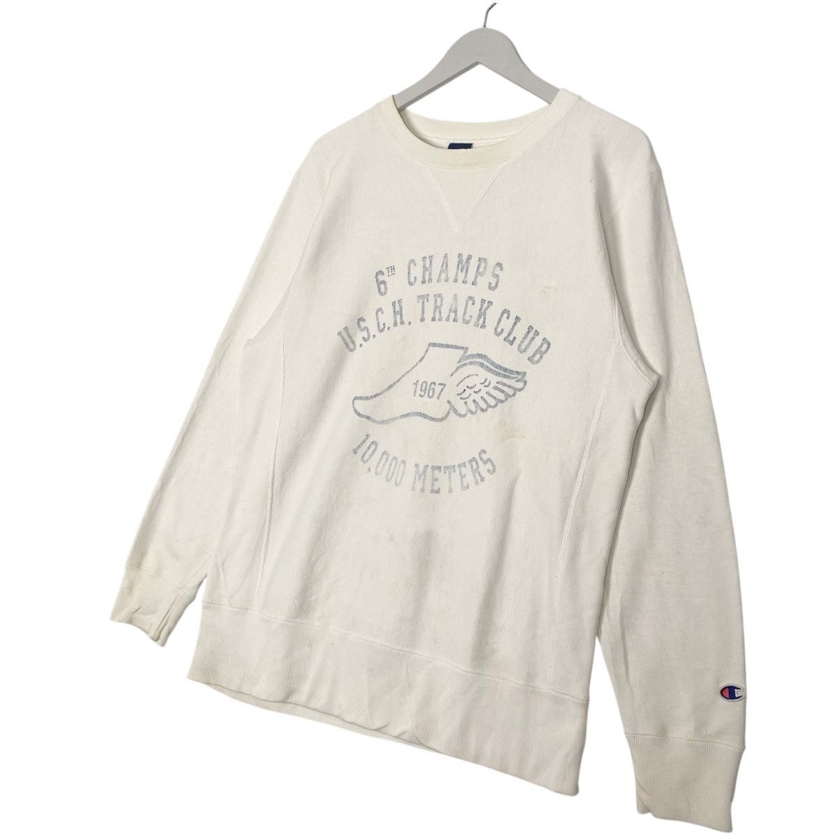 Champion Vintage Champion Sportwear Sweatshirt Crewneck White Size M Size US M / EU 48-50 / 2 - 2 Thumbnail