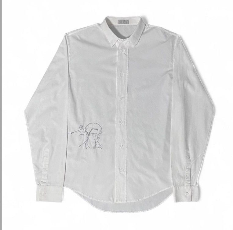 Dior AW05 Dior Homme Pete Doherty Crystal Button Shirt Size US M / EU 48-50 / 2 - 1 Thumbnail
