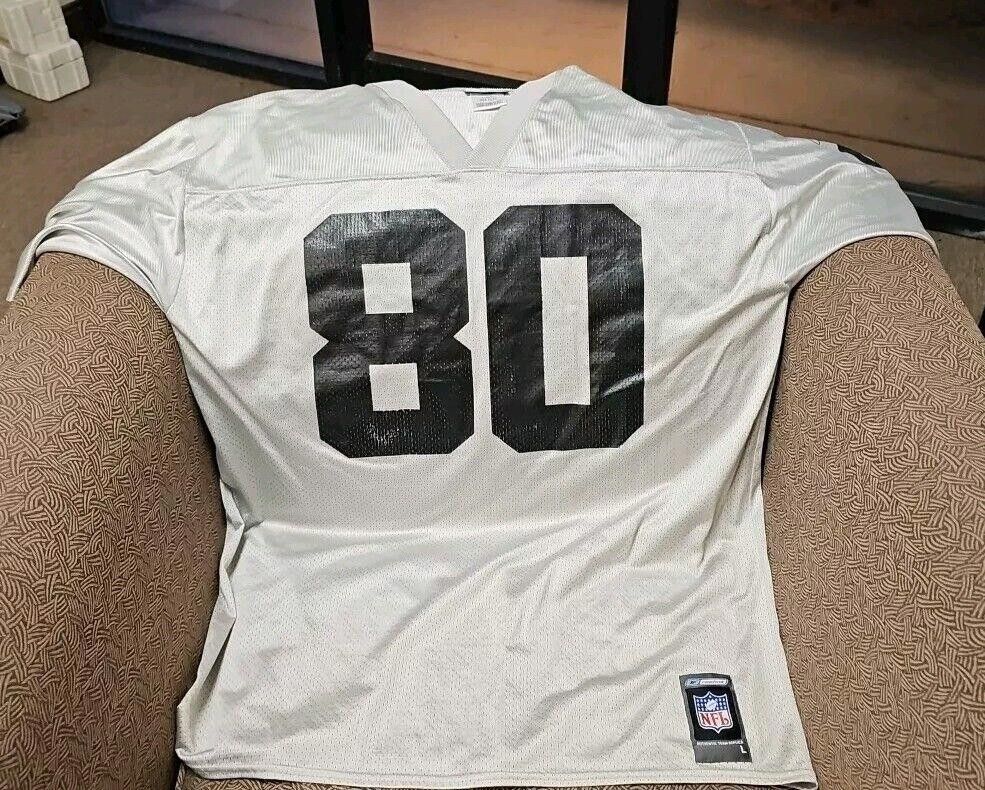 Reebok Vintage Jerry Rice Men Large Silver Raiders Reebok Y2K * Size ONE SIZE - 1 Thumbnail
