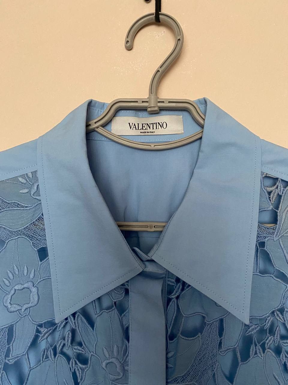 Valentino RRP 2900$ VALENTINO GARAVANI 2021 Long-Sleeve Lace Shirt Size XL / US 12-14 / IT 48-50 - 4 Thumbnail