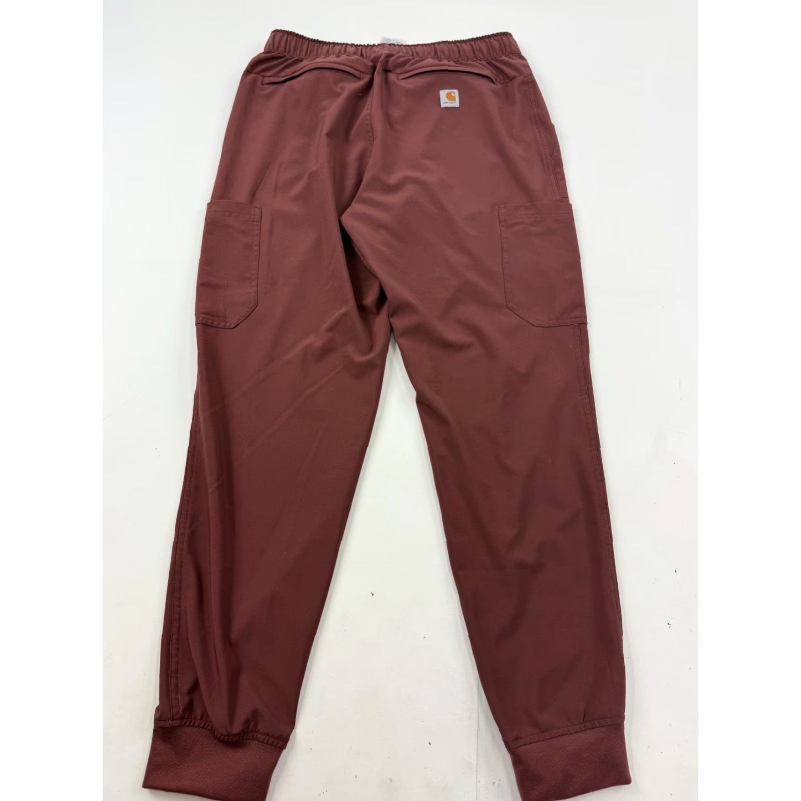Carhartt VINTAGE Carhartt Pants Unisex M Red Cargo Jogger Elastic Waist Pockets Workwear Scrub Size US 31 - 4 Thumbnail