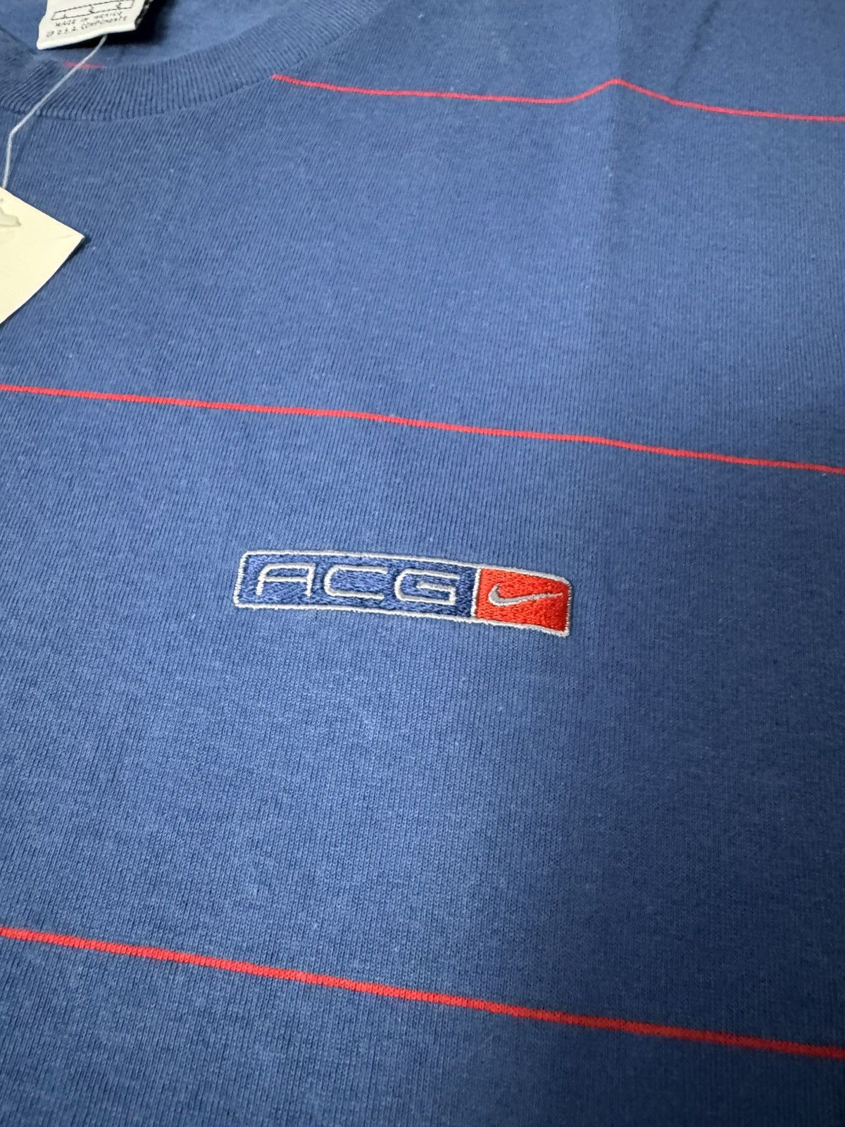 Nike ACG VINTAGE 90’S NIKE ACG STRIPED T-SHIRT Size US L / EU 52-54 / 3 - 3 Thumbnail
