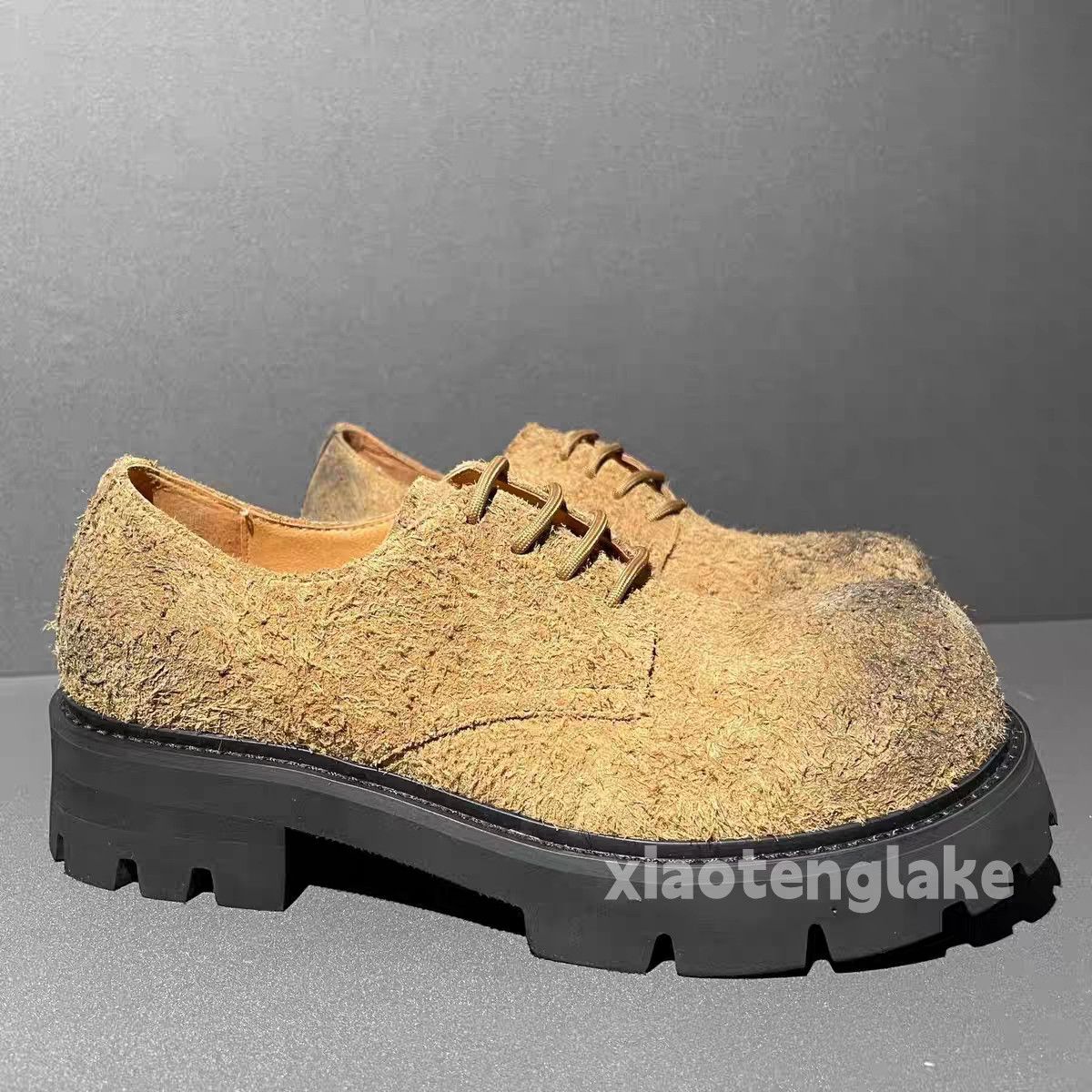 Vintage Unisex outdoor utility work Stain paint grunge boots shoes Size US 10 / EU 43 - 1 Thumbnail
