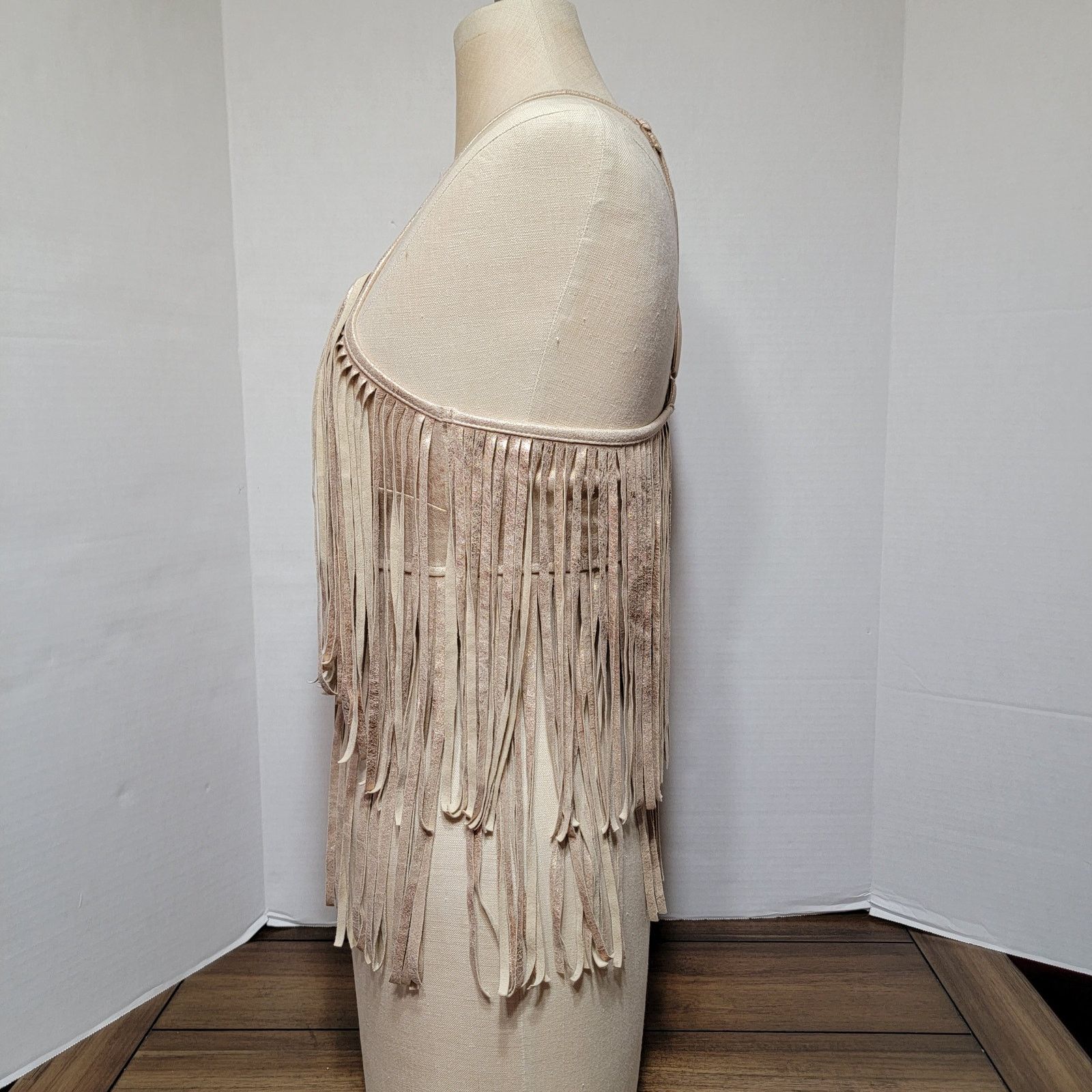 Other Shyanne Women's Cropped Fringe Tank Top - Size Small Size S / US 4 / IT 40 - 4 Thumbnail