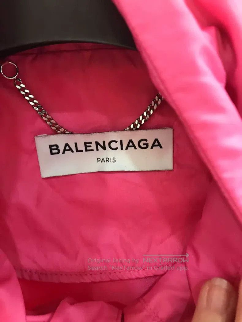 Balenciaga Balenciaga Pink nylon windbreaker Size XS / US 0-2 / IT 36-38 - 3 Thumbnail