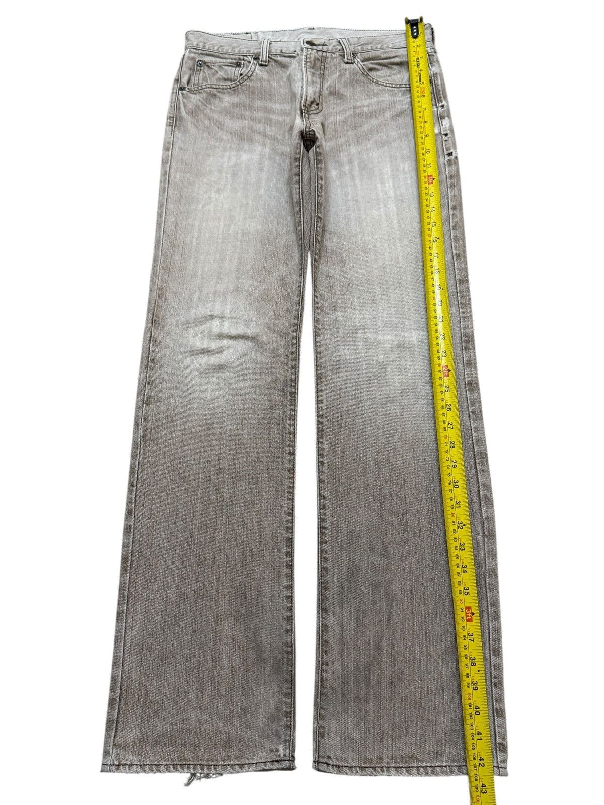 semanticdesign Vintage Japanese Brand Light Faded Wash Style Loose Jeans Size US 31 - 11 Thumbnail
