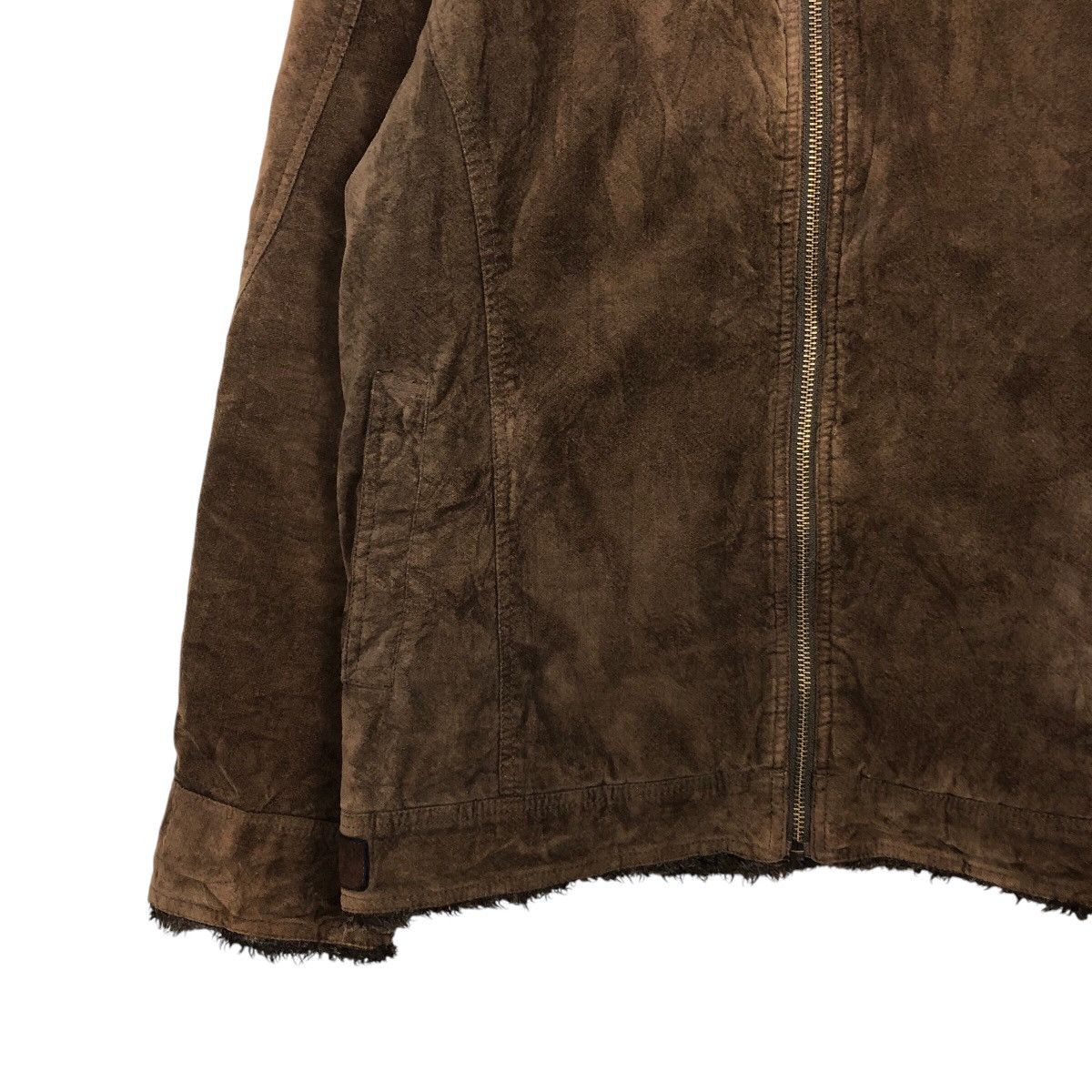 Japanese Brand × Vintage Vintage Biker Jacket Carter's Mink Fur Blanket Issey Miyake Size US L / EU 52-54 / 3 - 5 Thumbnail