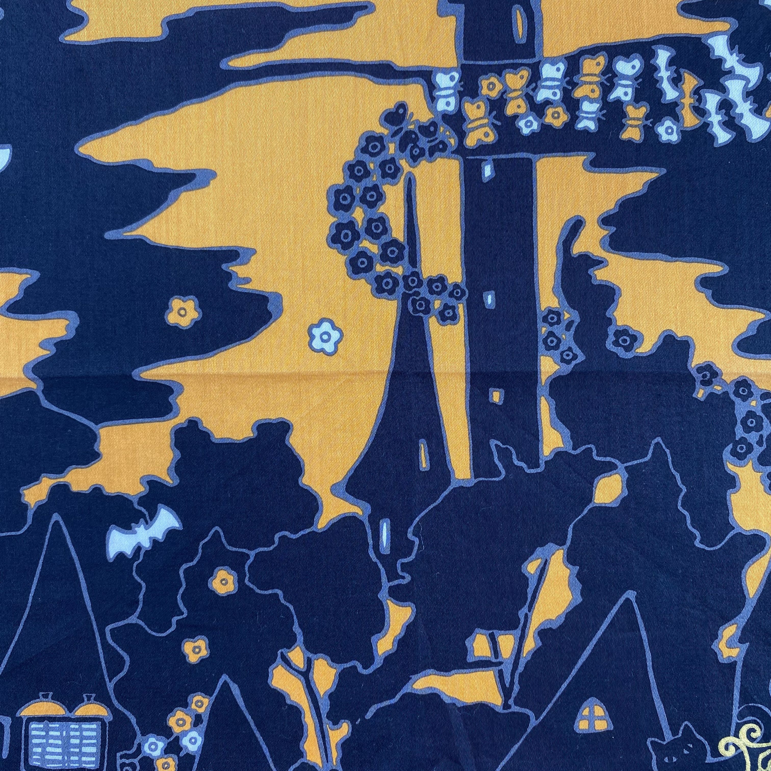 Vintage Anna Sui Bandana/ Handkerchief / Neckerchief-P1888 Size ONE SIZE - 4 Thumbnail