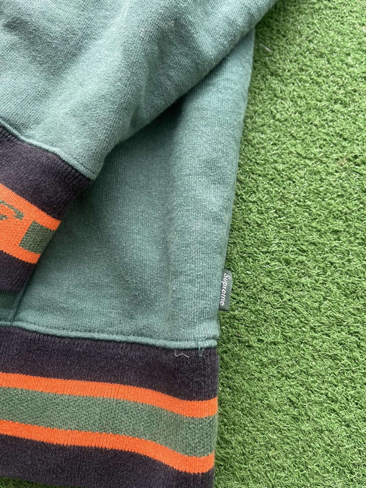 Supreme 🔥HOT🔥VINTAGE SUPREME STRIPED RIB HOODIES VERY RARE Size US L / EU 52-54 / 3 - 6 Thumbnail