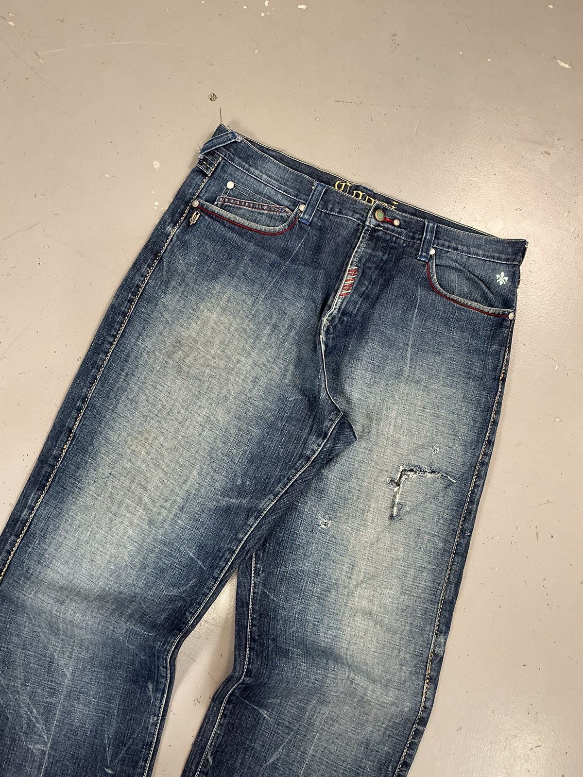 Coogi × Vintage Vintage Coogi thread bird 🦆 embroidered denim Size US 38 / EU 54 - 5 Thumbnail