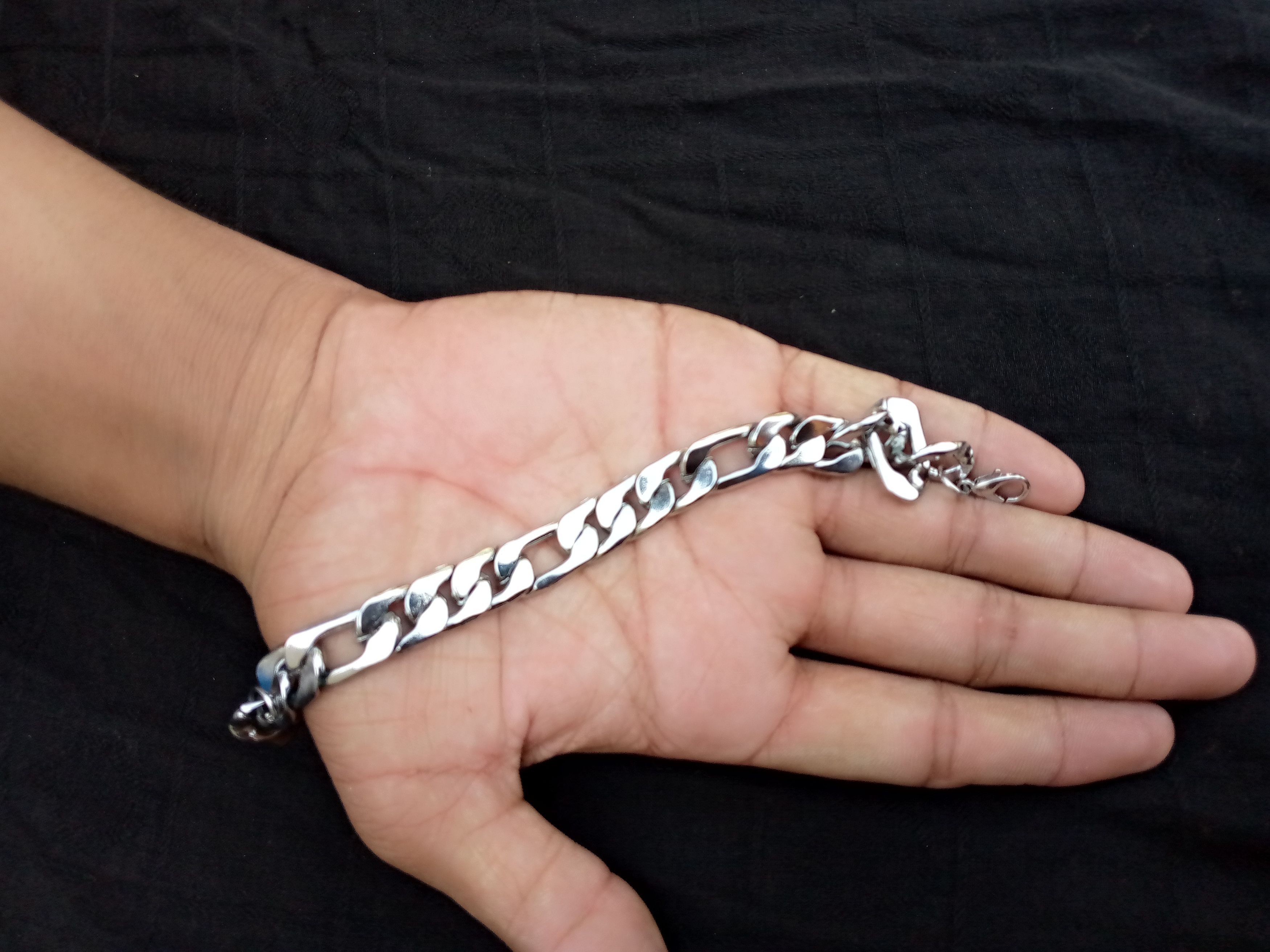 Other silver curb link chain Size ONE SIZE - 8 Thumbnail