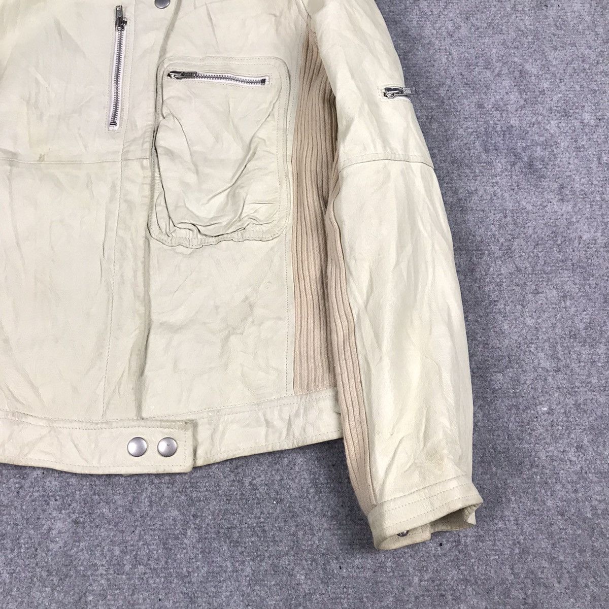 If Six Was Nine × Japanese Brand JAPAN FASHION INGRID LEATHER JACKET Size US S / EU 44-46 / 1 - 3 Thumbnail