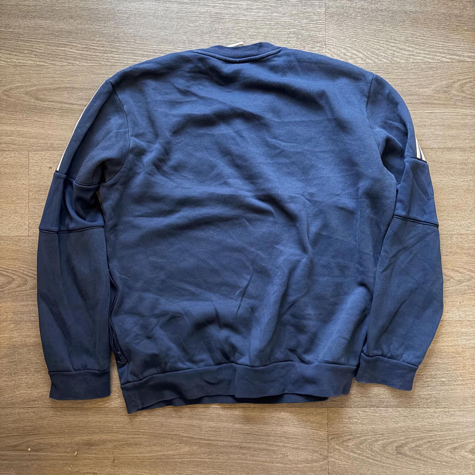 Adidas Adidas Navy Blue Crewneck Sweatshirt Size US L / EU 52-54 / 3 - 4 Thumbnail