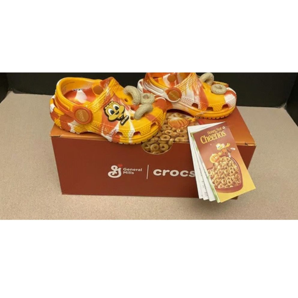 Crocs Crocs Honey Nut Cheerios Clogs Shoes Orange Sz 5 New W/ Box Size US 5 / IT 35 - 6 Thumbnail