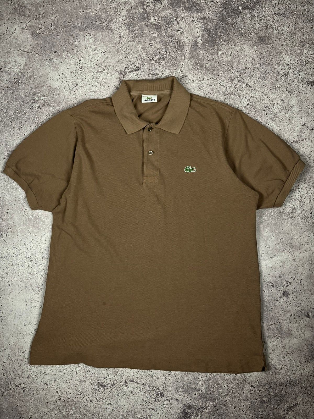 Pre-owned Lacoste X Vintage Brown Lacoste Polos Vintage