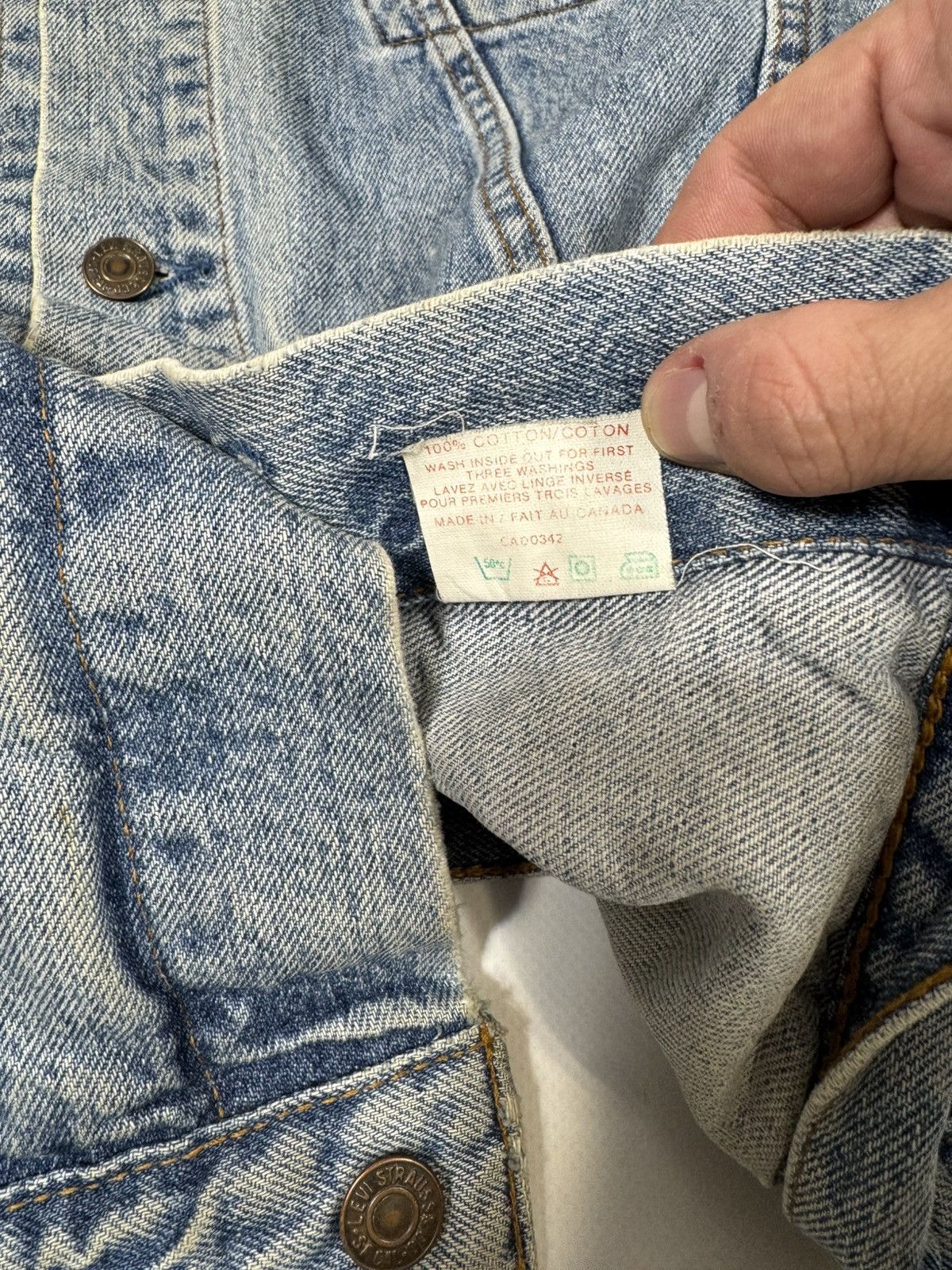 Levi's Vintage Levi's Denim Jacket Size US XL / EU 56 / 4 - 10 Thumbnail
