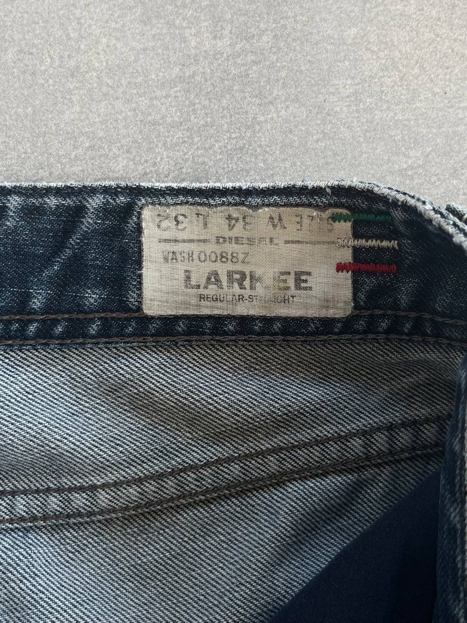 Diesel Vintage Diesel Larkee Raw Straight Jeans Size US 34 / EU 50 - 4 Thumbnail