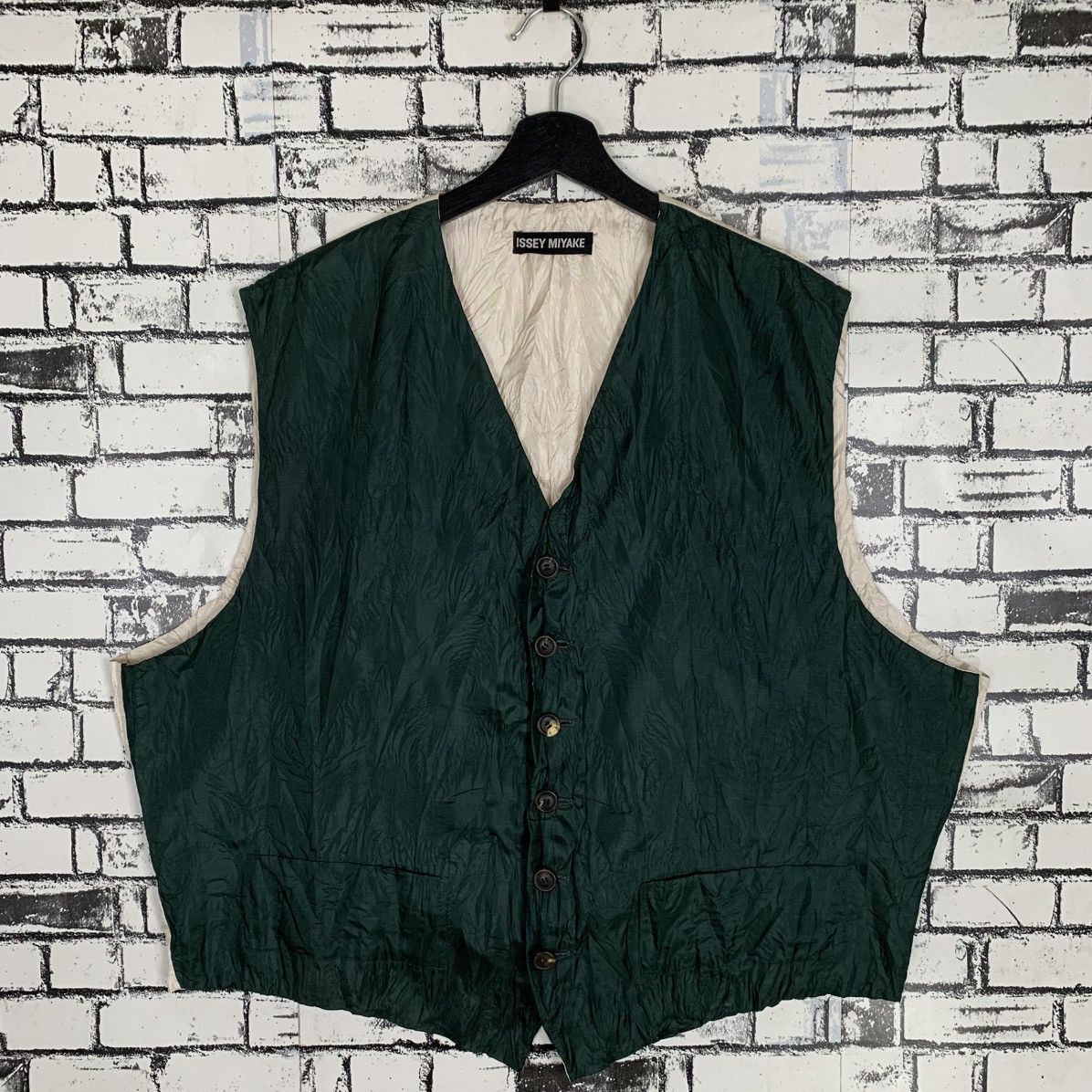Designer × Issey Miyake × Vintage Issey Miyake Reversible Nylon Vest Size US M / EU 48-50 / 2 - 8 Thumbnail